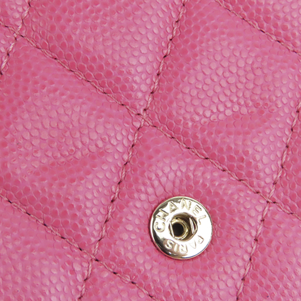 CHANEL CC Caviar Leather Wallet Small Wallets - Picture 8 of 9